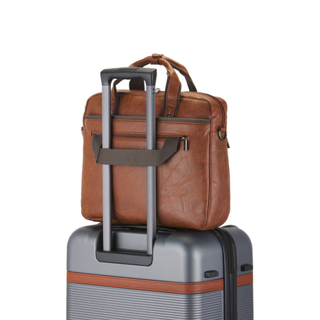 Buy Valentino Briefcase in Cognac for $100.00 in Canada - Image 5