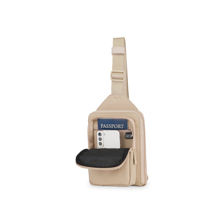 Buy Downtown Sling Bag in Beige for $50.00 in Canada - Image 15