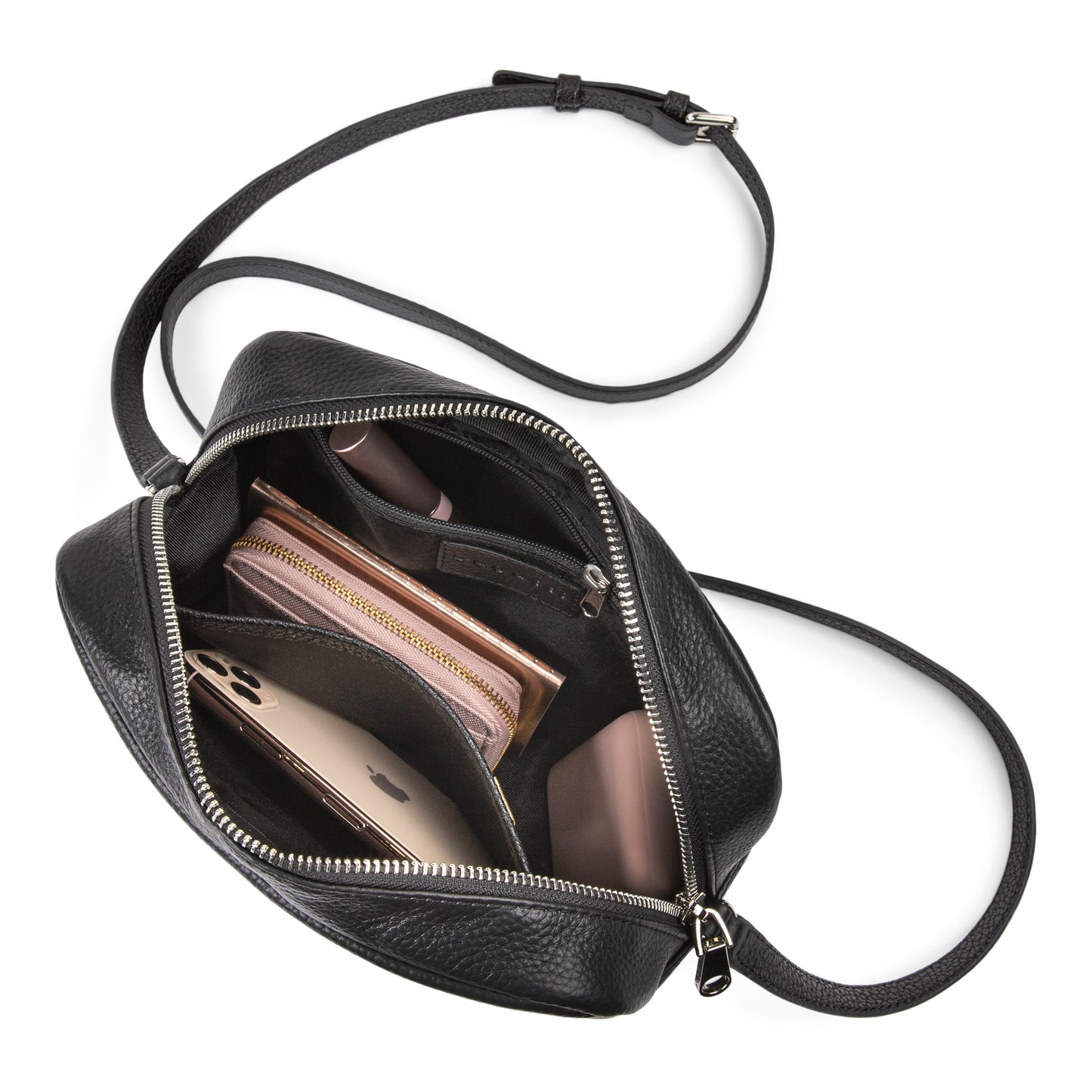 Leather Crossbody Camera Bag