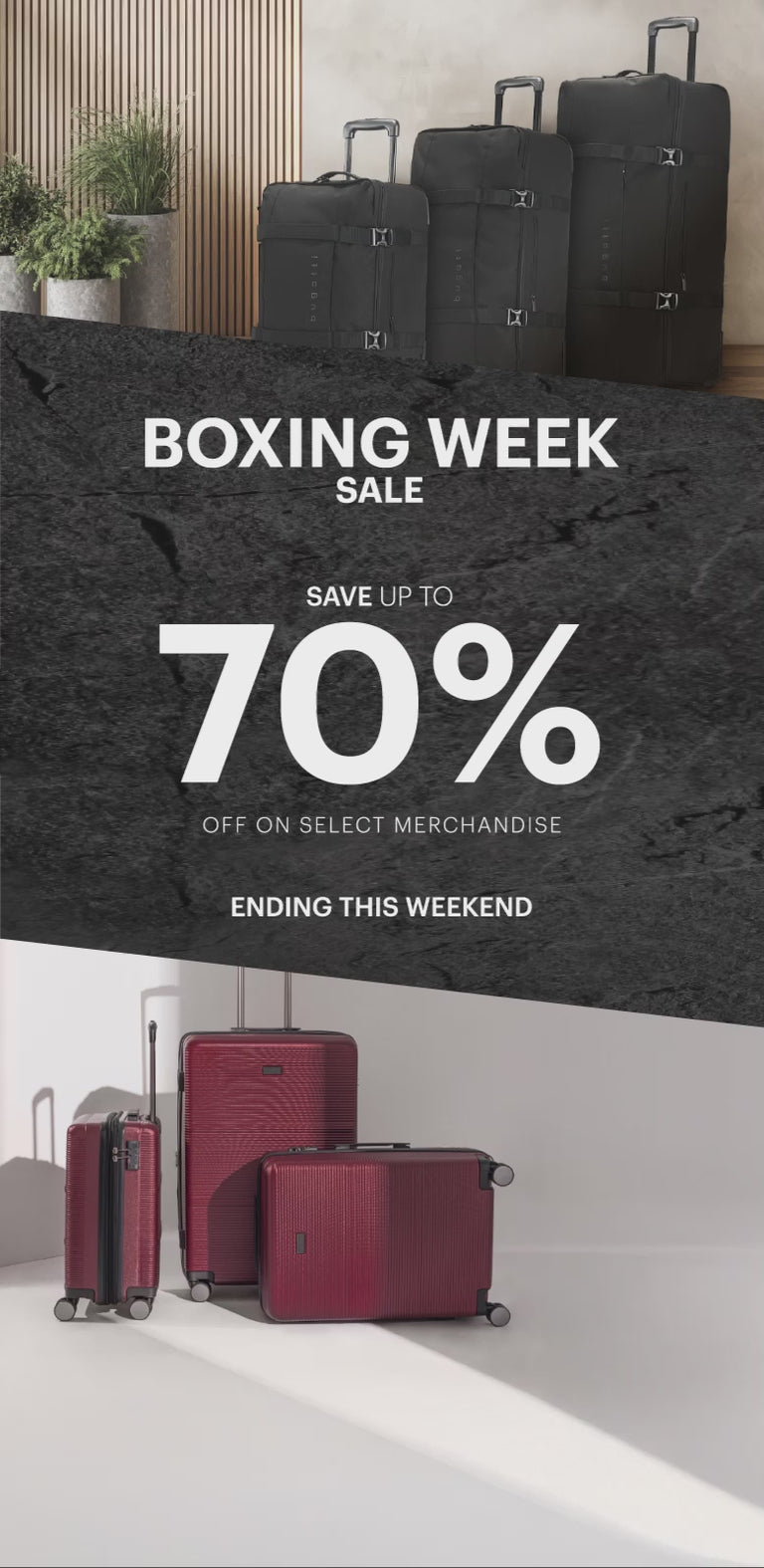 Luggage promotion online